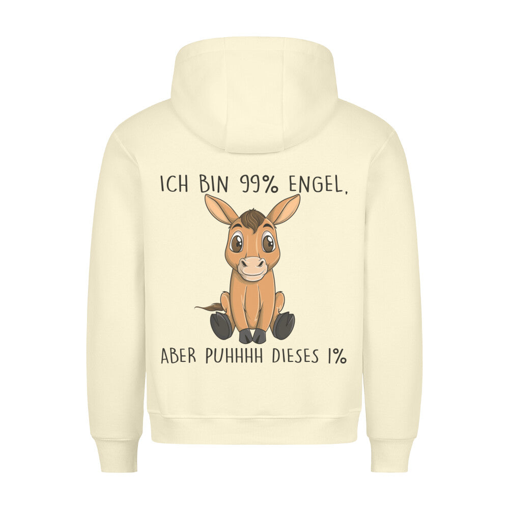 Engel Pferd - Hoodie Unisex Rückendruck