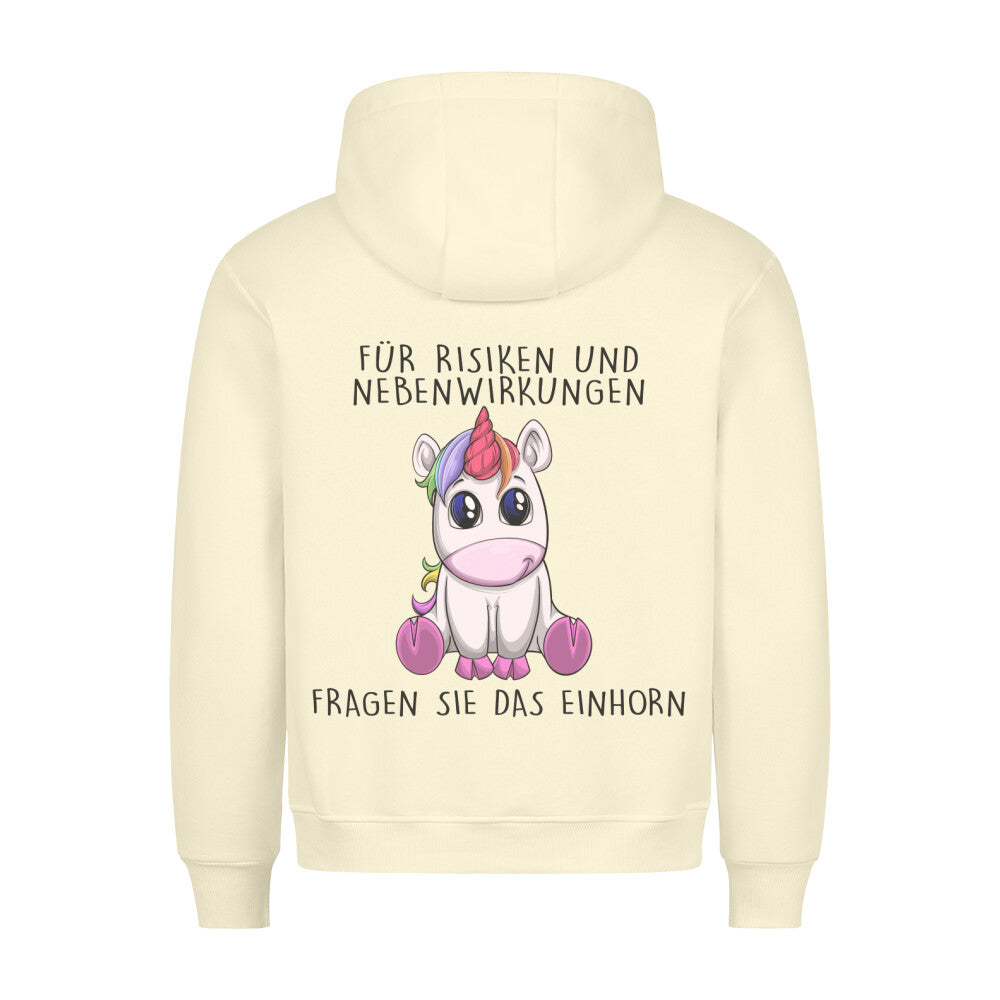 Nebenwirkungen Einhorn - Hoodie Unisex Rückendruck