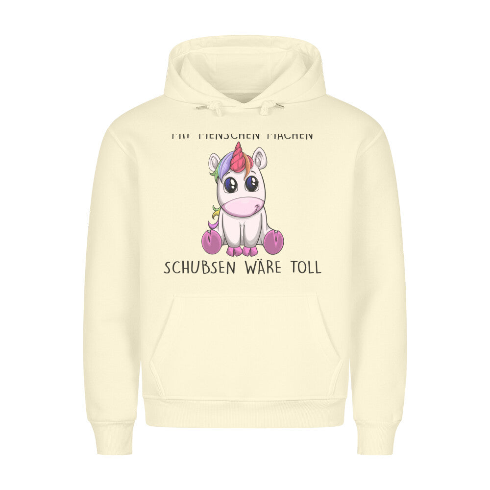 Schubsen Einhorn - Hoodie Unisex