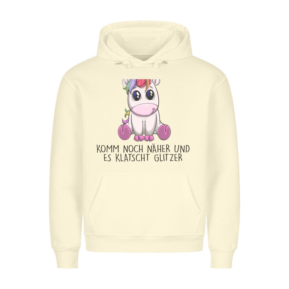 Glitzer Einhorn - Hoodie Unisex