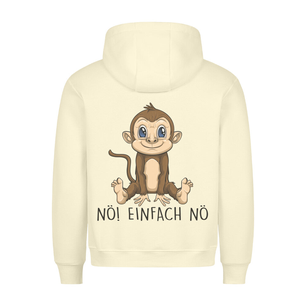 Nö! Affe - Hoodie Unisex Rückendruck