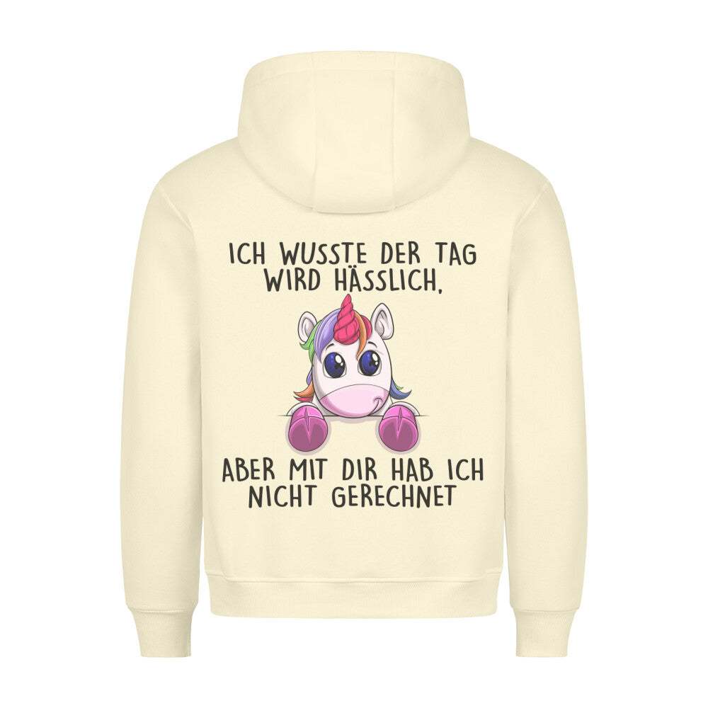 Hässlich Einhörnchen - Hoodie Unisex Rückendruck