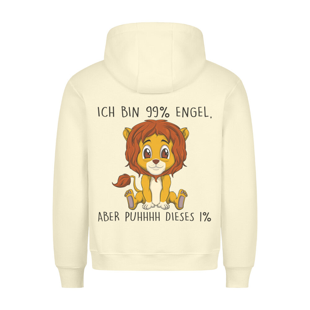 Engel Löwe - Hoodie Unisex Rückendruck