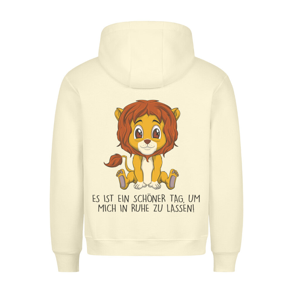 Ruhe Löwe - Hoodie Unisex Rückendruck