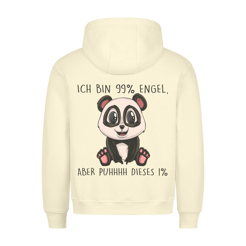 Engel Panda - Hoodie Unisex Rückendruck