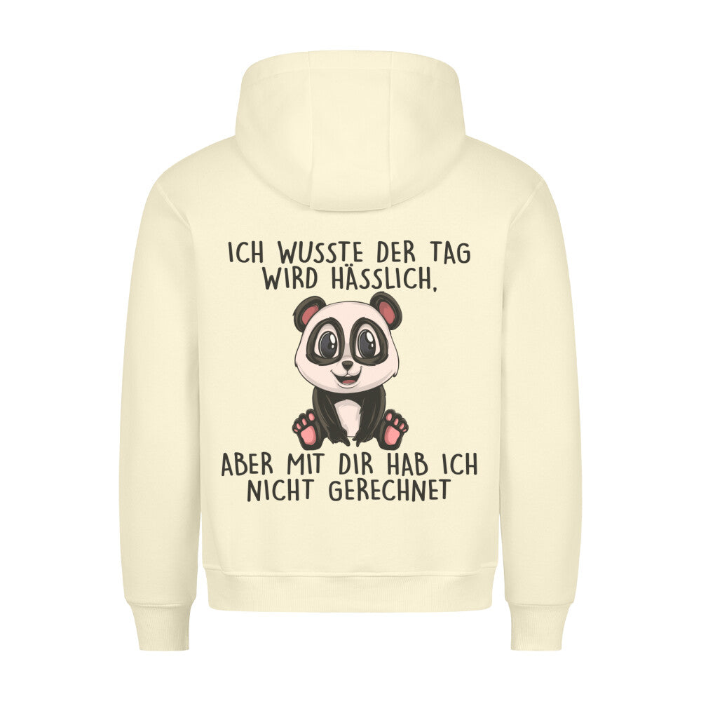 Hässlich Panda - Hoodie Unisex Rückendruck