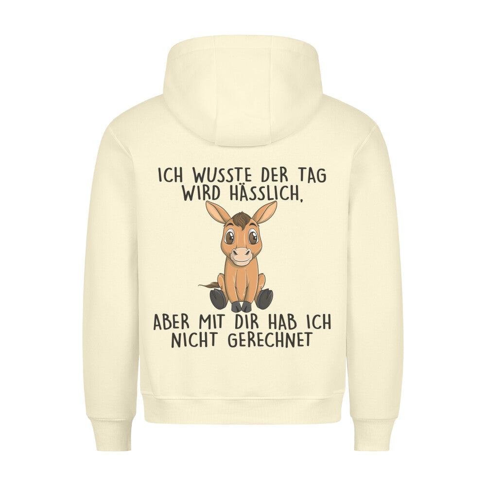 Hässlich Pferd - Hoodie Unisex Rückendruck