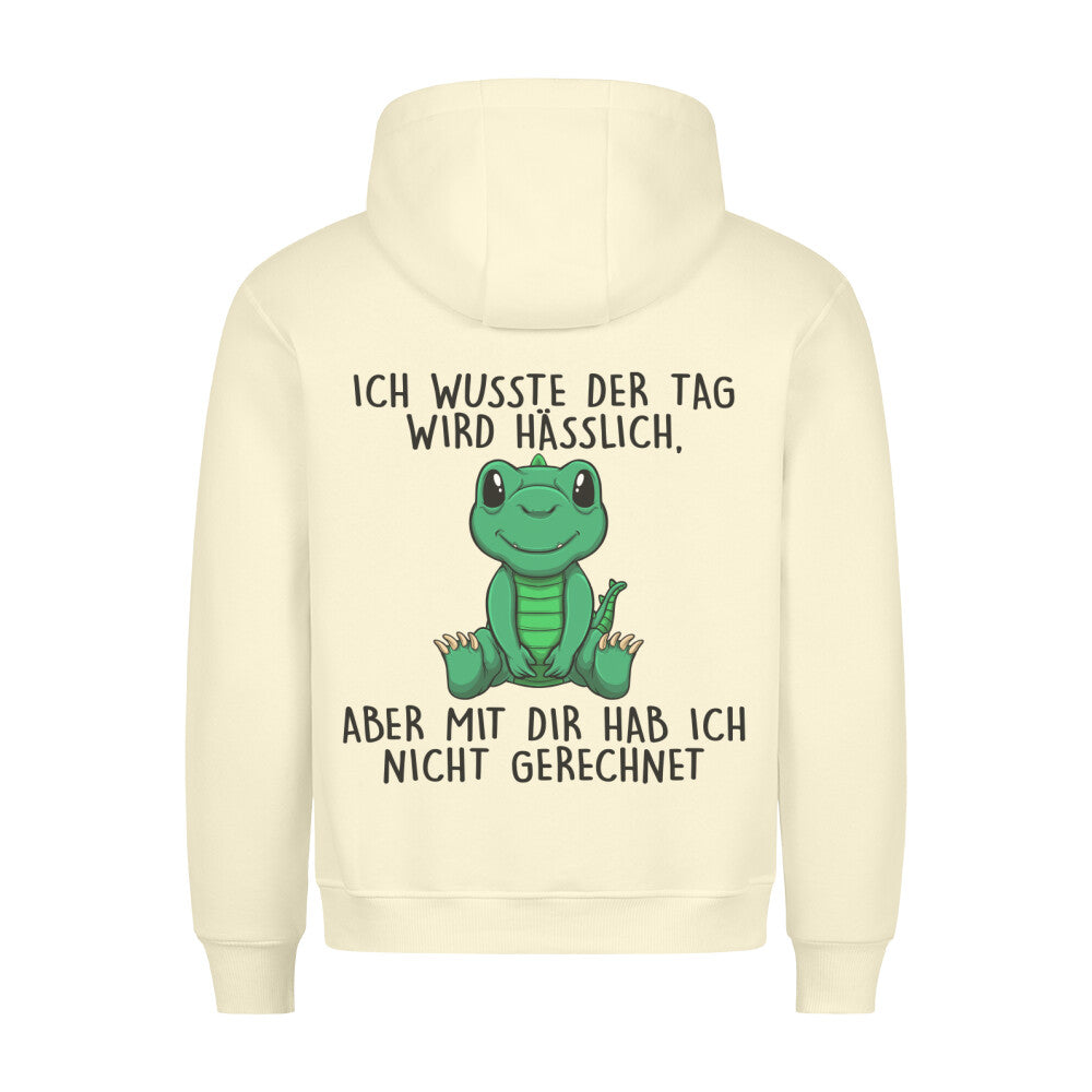 Hässlich Dinosaurier - Hoodie Unisex Rückendruck