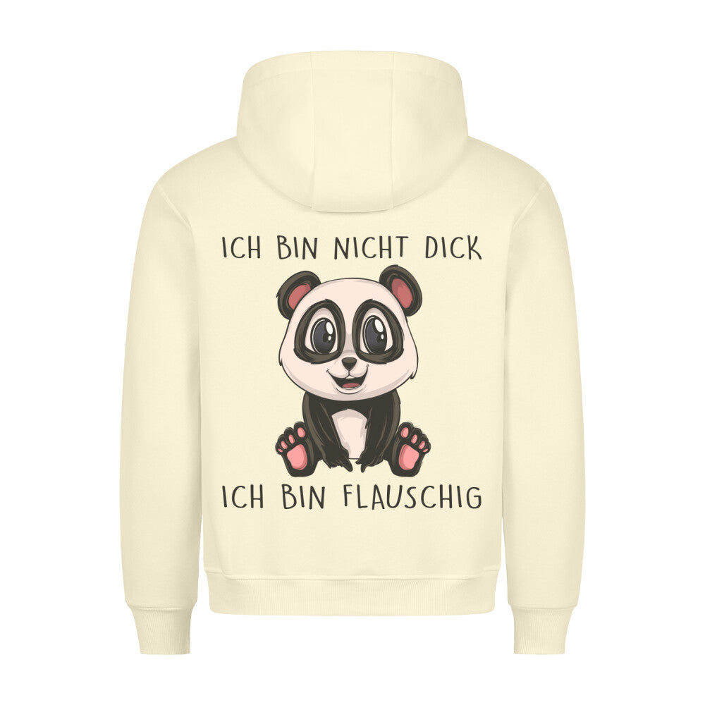 Flauschig Panda - Hoodie Unisex Rückendruck