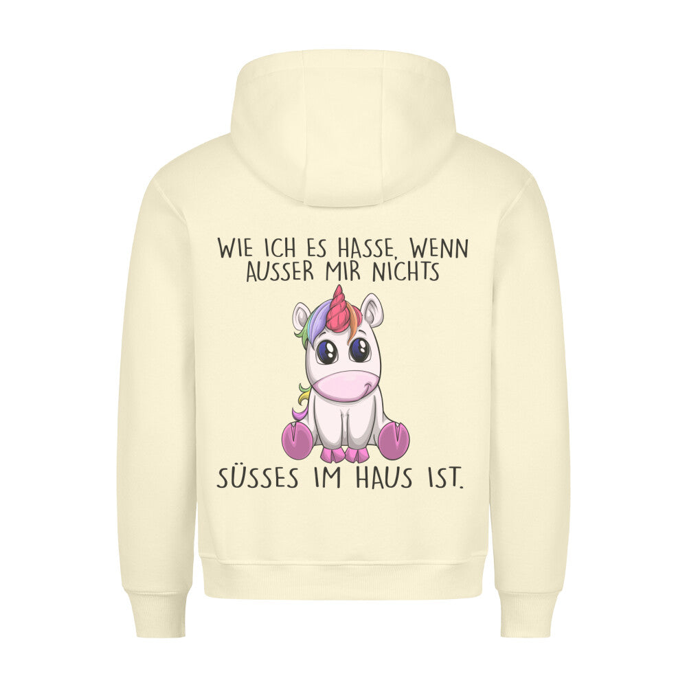 Süsses Einhorn - Hoodie Unisex Rückendruck