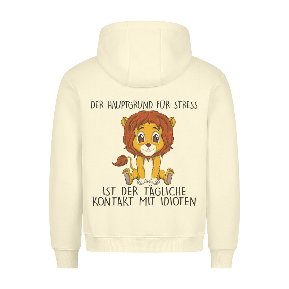 Stress Löwe - Hoodie Unisex Rückendruck