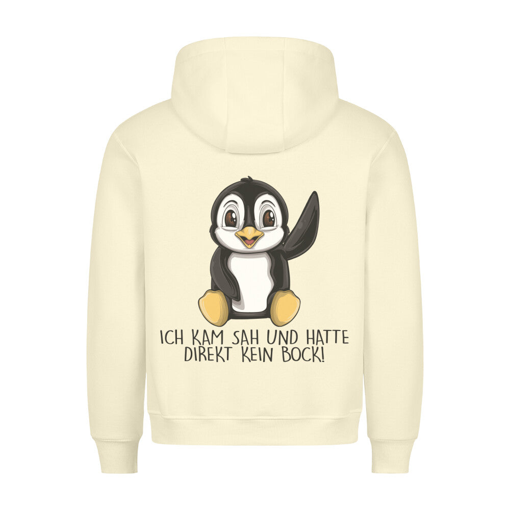 Kein Bock Pinguin - Hoodie Unisex Rückendruck