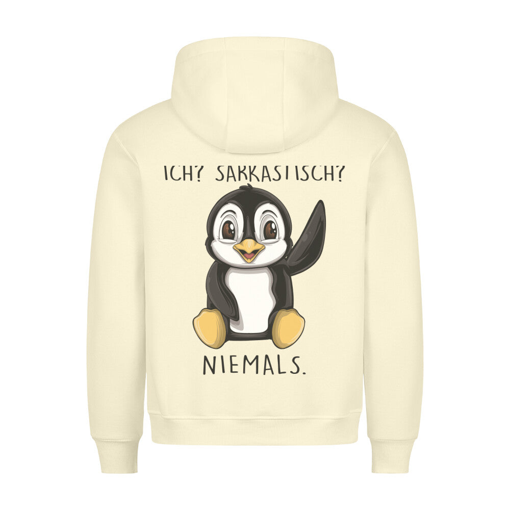 Sarkastisch Pinguin - Hoodie Unisex Rückendruck