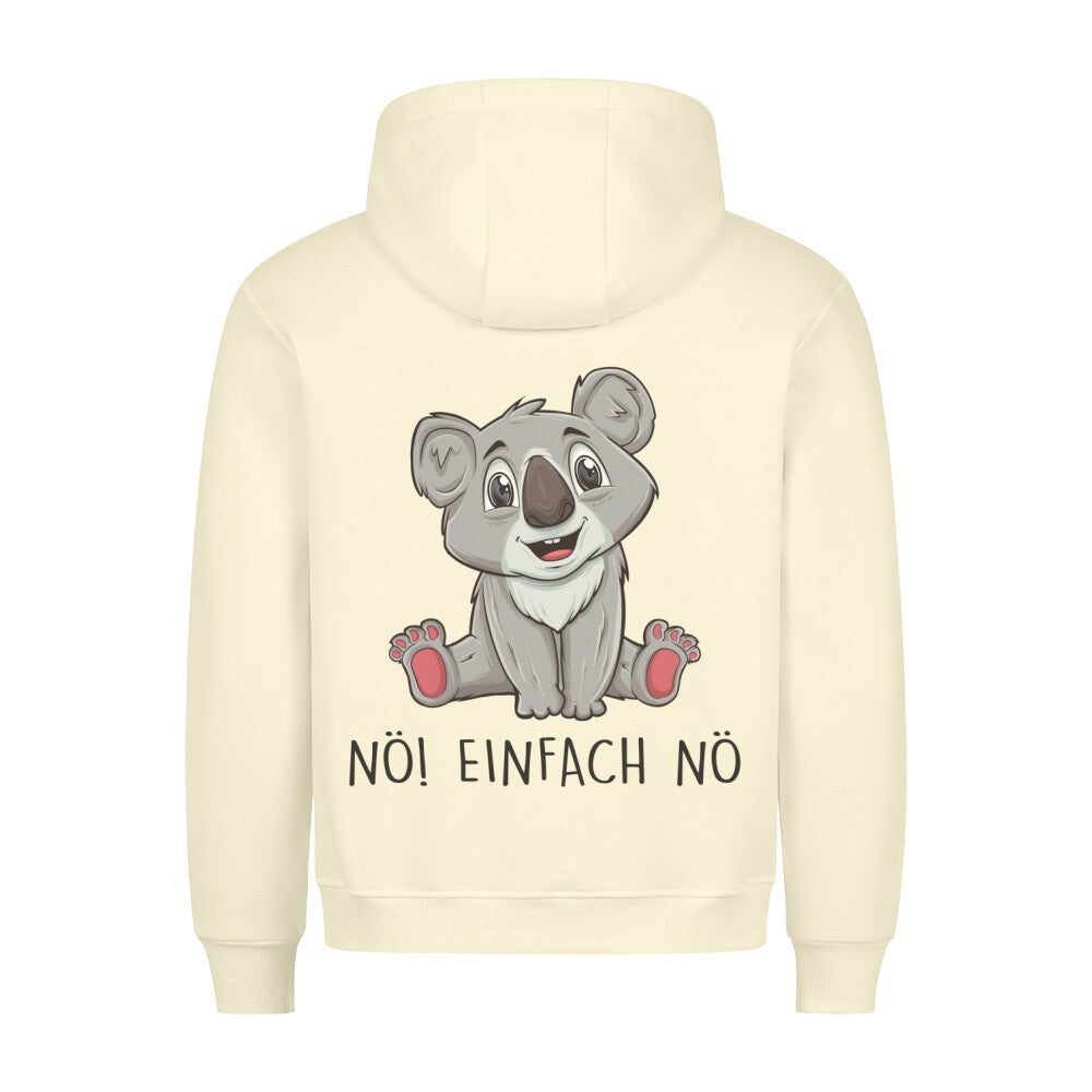 Nö! Koala - Hoodie Unisex Rückendruck
