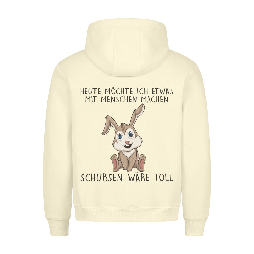 Schubsen Bunny - Hoodie Unisex Rückendruck