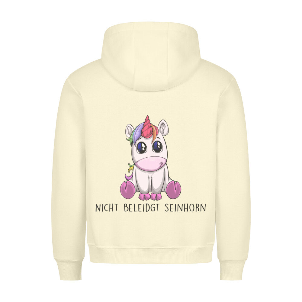 Seinhorn Einhorn - Hoodie Unisex Rückendruck