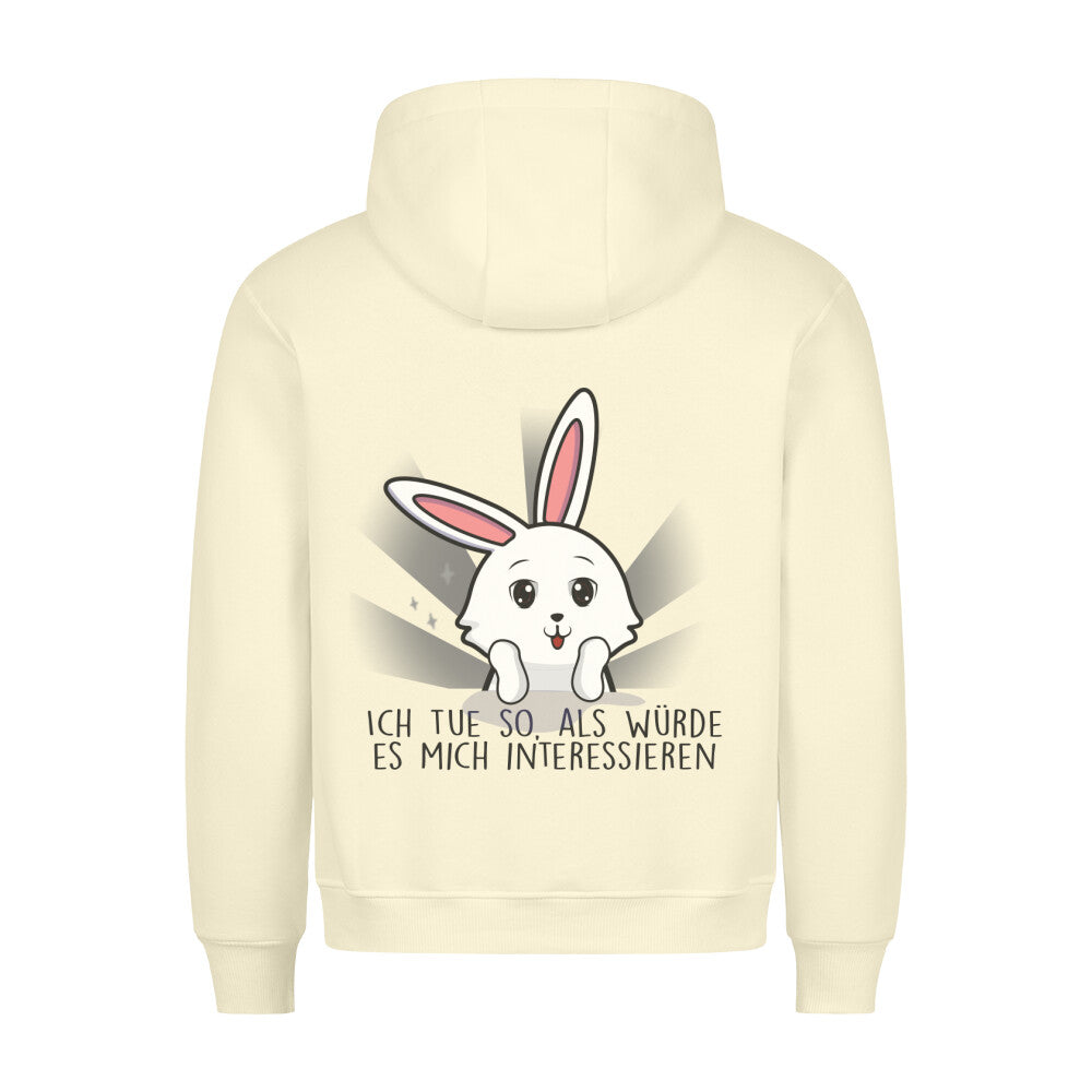 Interessieren Bunny - Hoodie Unisex Rückendruck