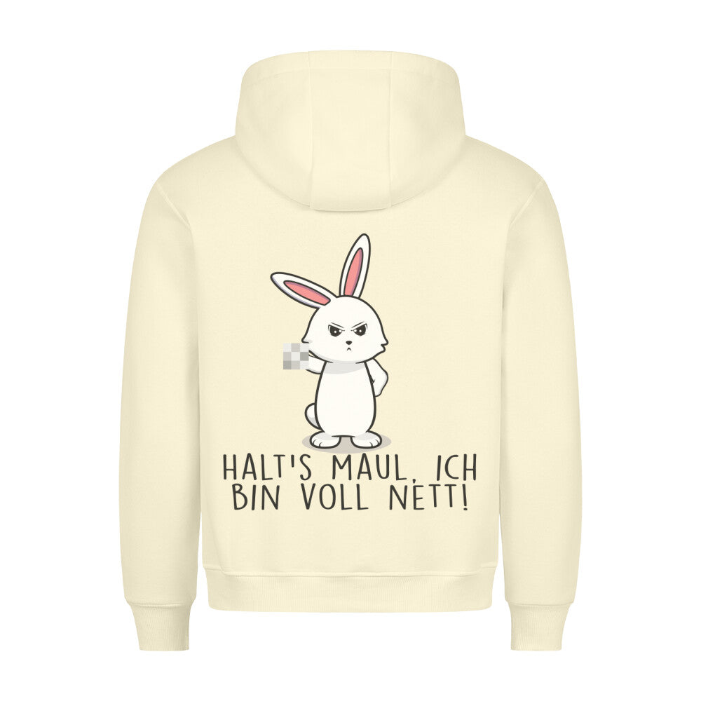 Voll Nett Bunny - Hoodie Unisex Rückendruck