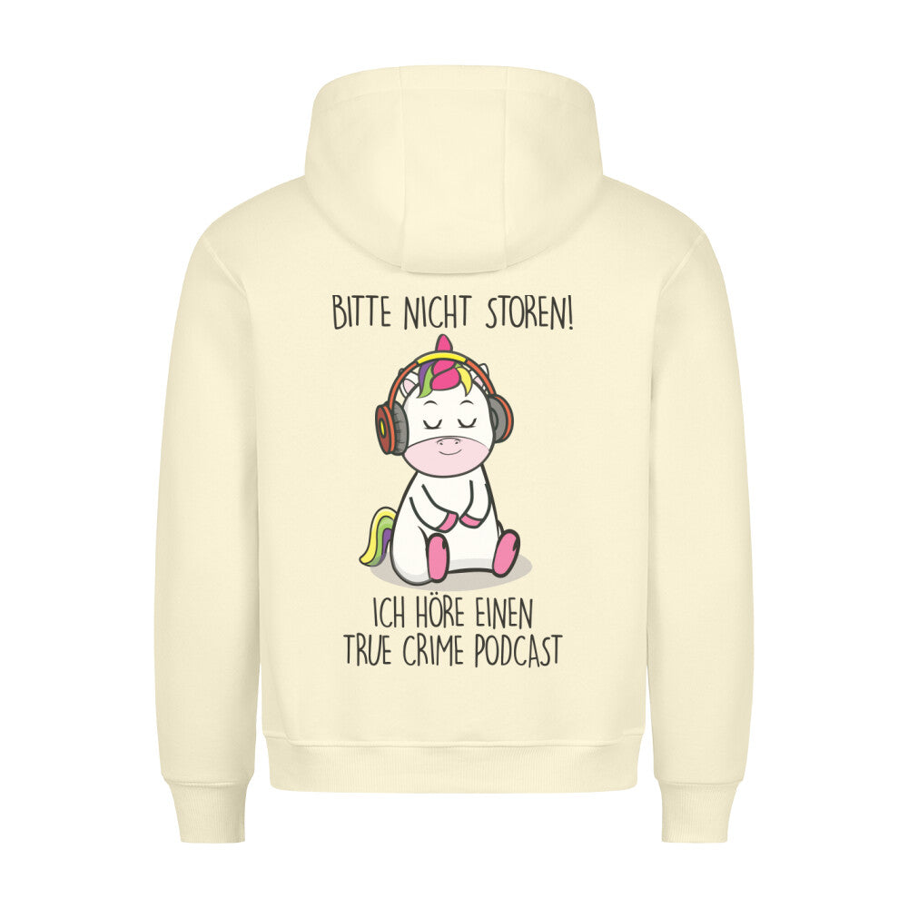Podcast Cute Einhorn - Hoodie Unisex Rückendruck