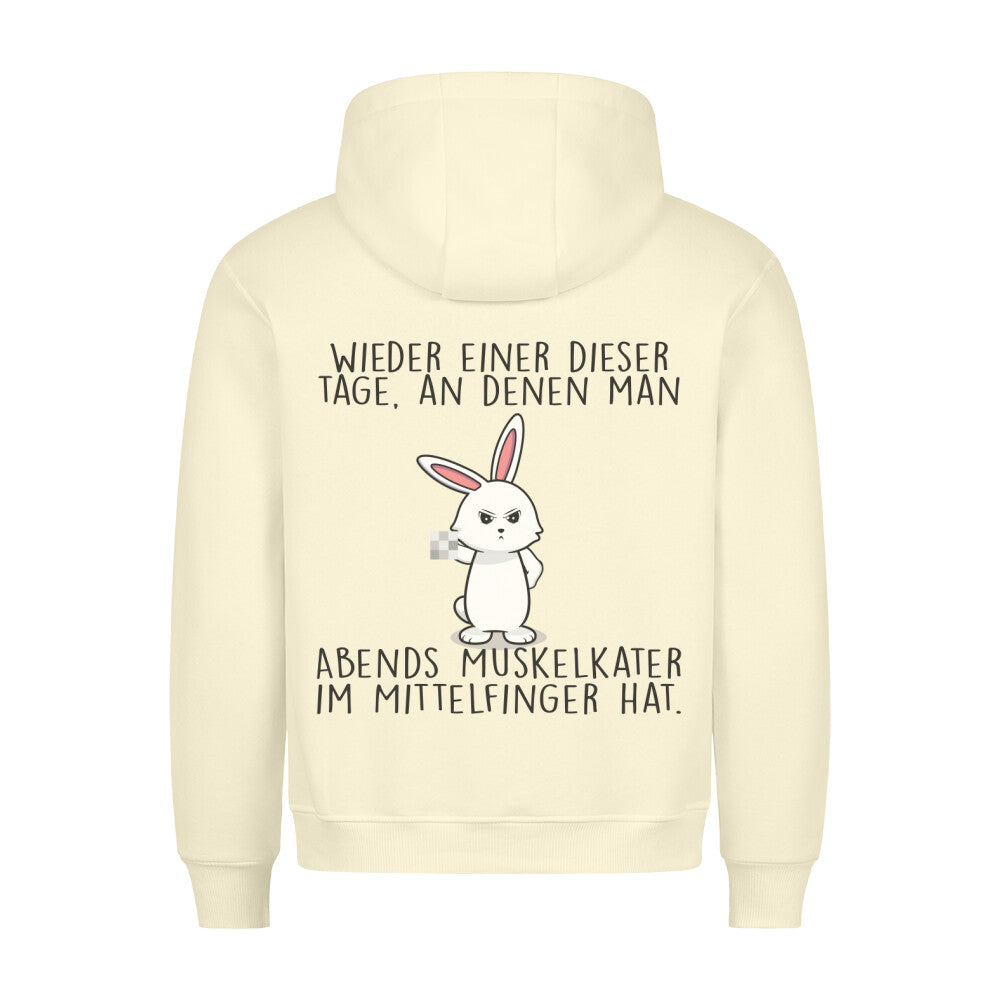 Muskelkater Bunny - Hoodie Unisex Rückendruck