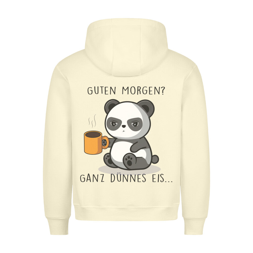 Guten Morgen Cute Panda - Hoodie Unisex Rückendruck