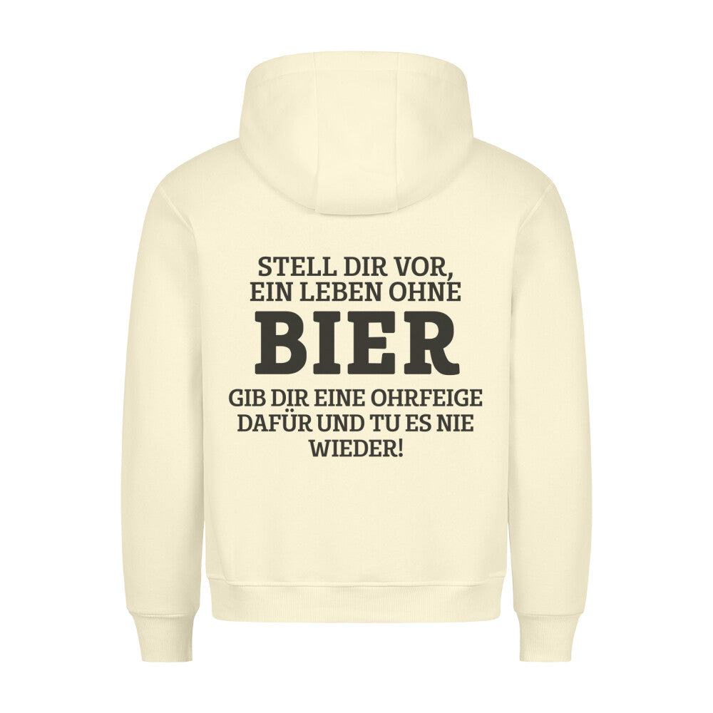 Ohne Bier - Hoodie Unisex Rückendruck