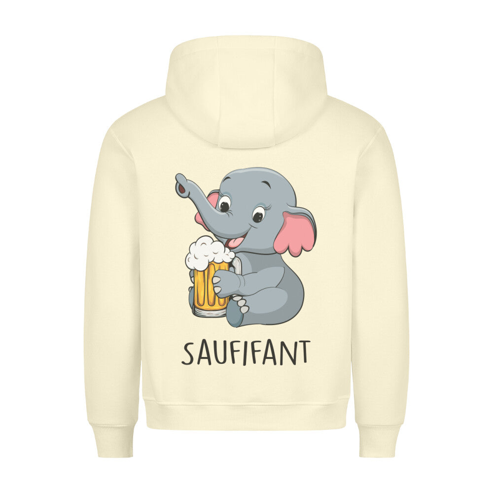 Saufifantchen Bierlefant - Hoodie Unisex Rückendruck