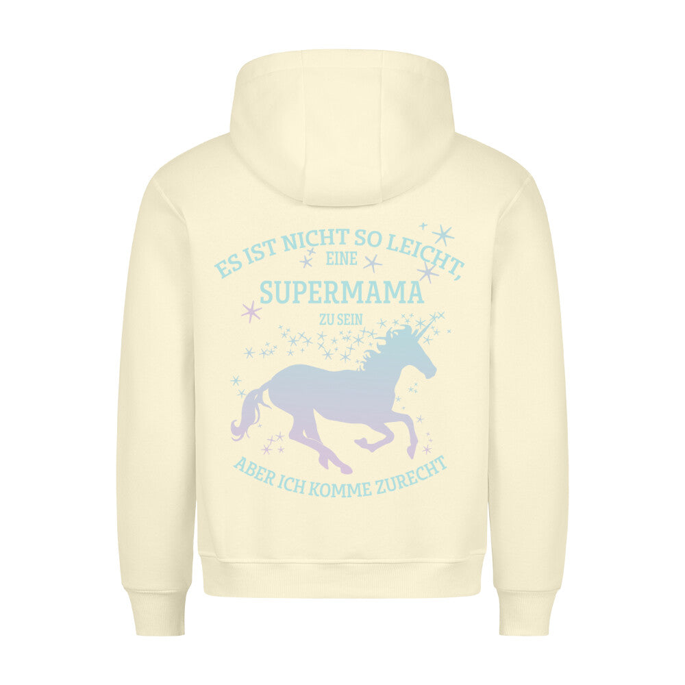 Supermama - Hoodie Unisex Rückendruck