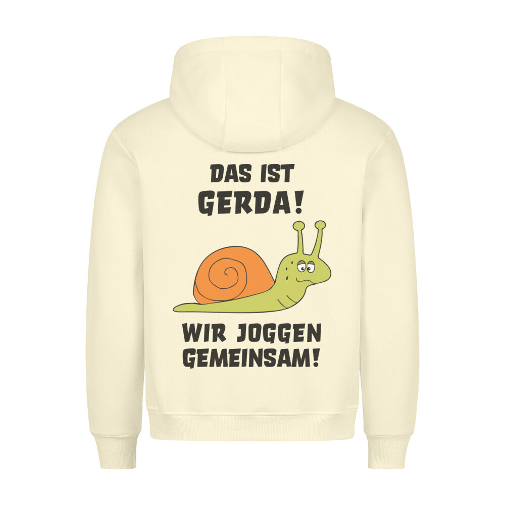 Gerda Schnecke - Hoodie Unisex Rückendruck