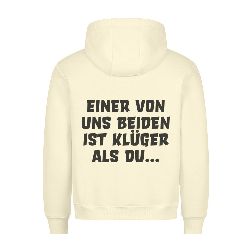 Klüger - Hoodie Unisex Rückendruck