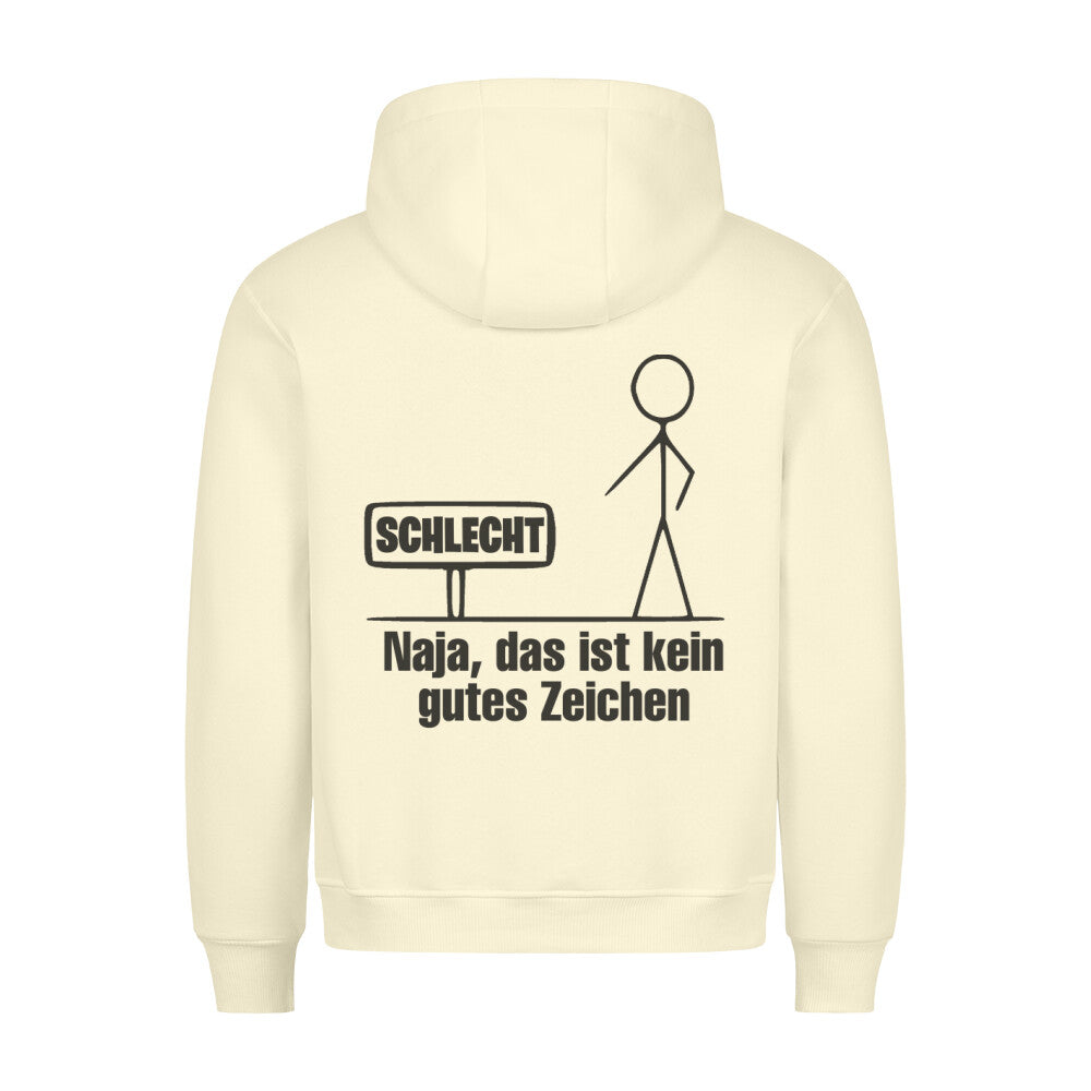 Gutes Zeichen - Hoodie Unisex Rückendruck