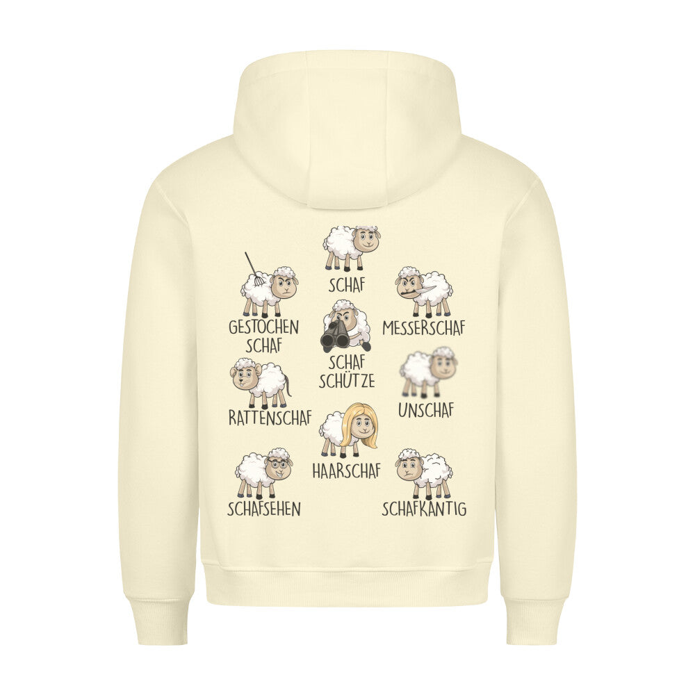 Familie Schaf - Hoodie Unisex Rückendruck