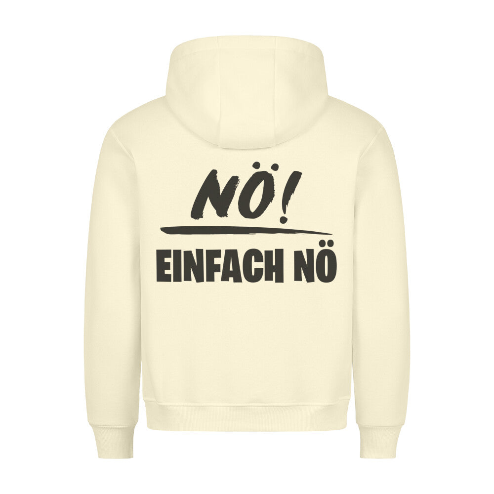 Nö! - Hoodie Unisex Rückendruck