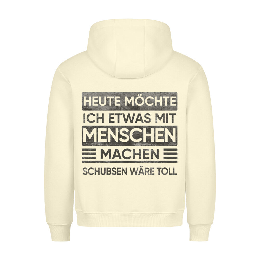 Schubsen - Hoodie Unisex Rückendruck