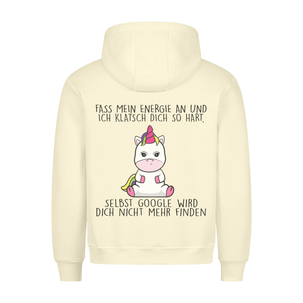 Energy Einhorn - Hoodie Unisex Rückendruck