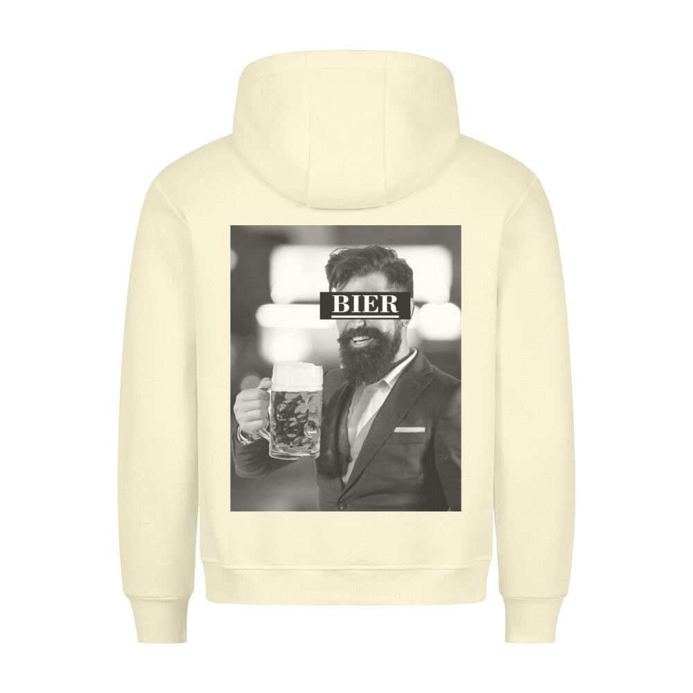 Bier - Hoodie Unisex Rückendruck