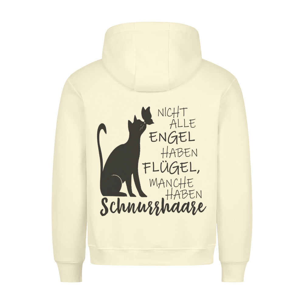 Schnurrhaare - Hoodie Unisex Rückendruck
