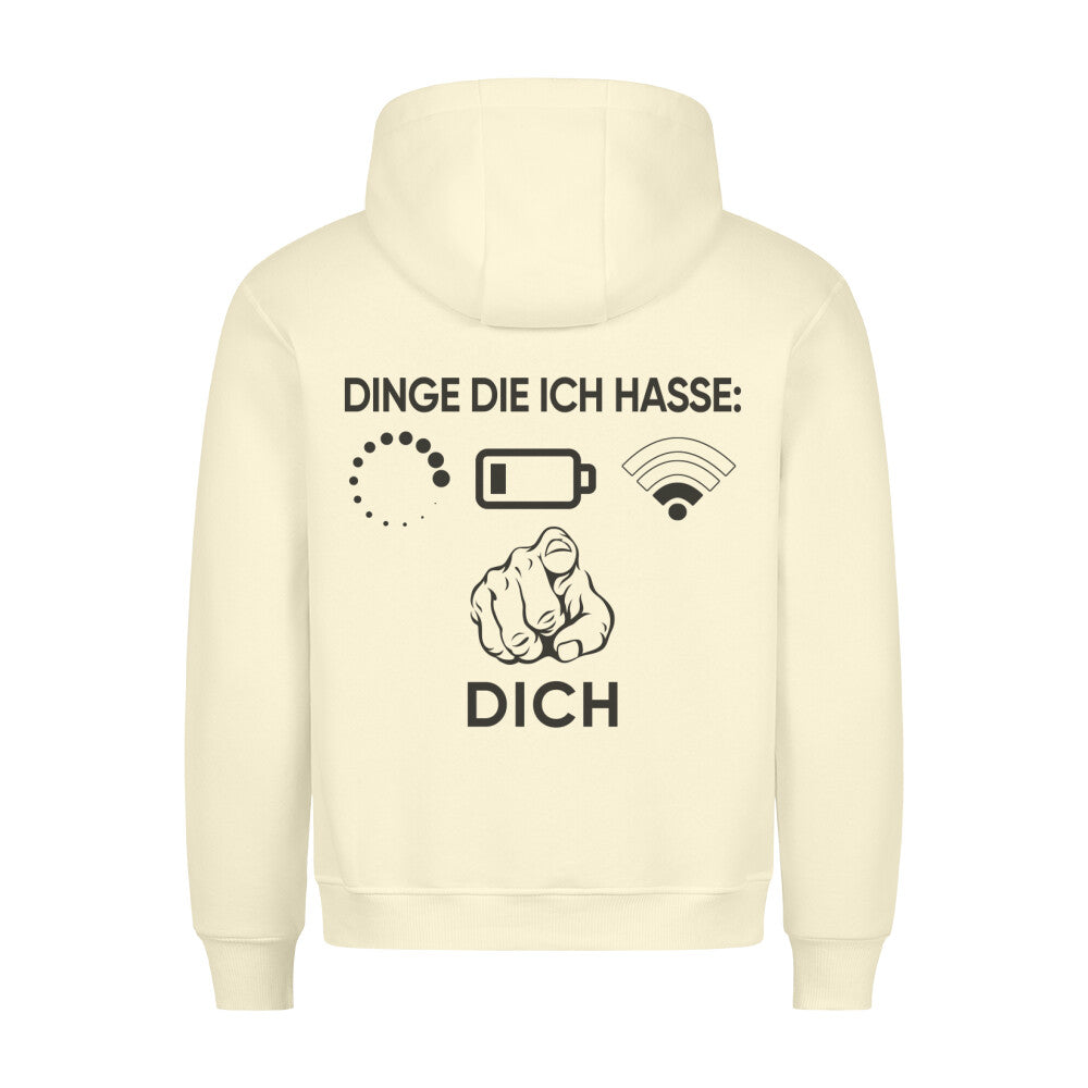 Hassen - Hoodie Unisex Rückendruck