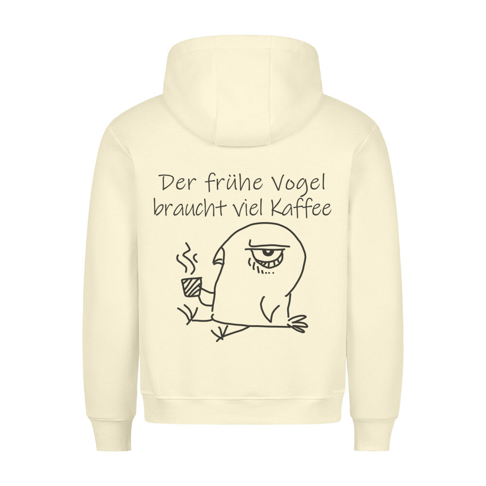 Frühe Vogel - Hoodie Unisex Rückendruck