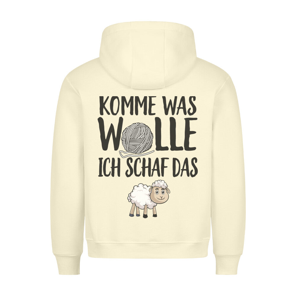 Wolle Schaf - Hoodie Unisex Rückendruck