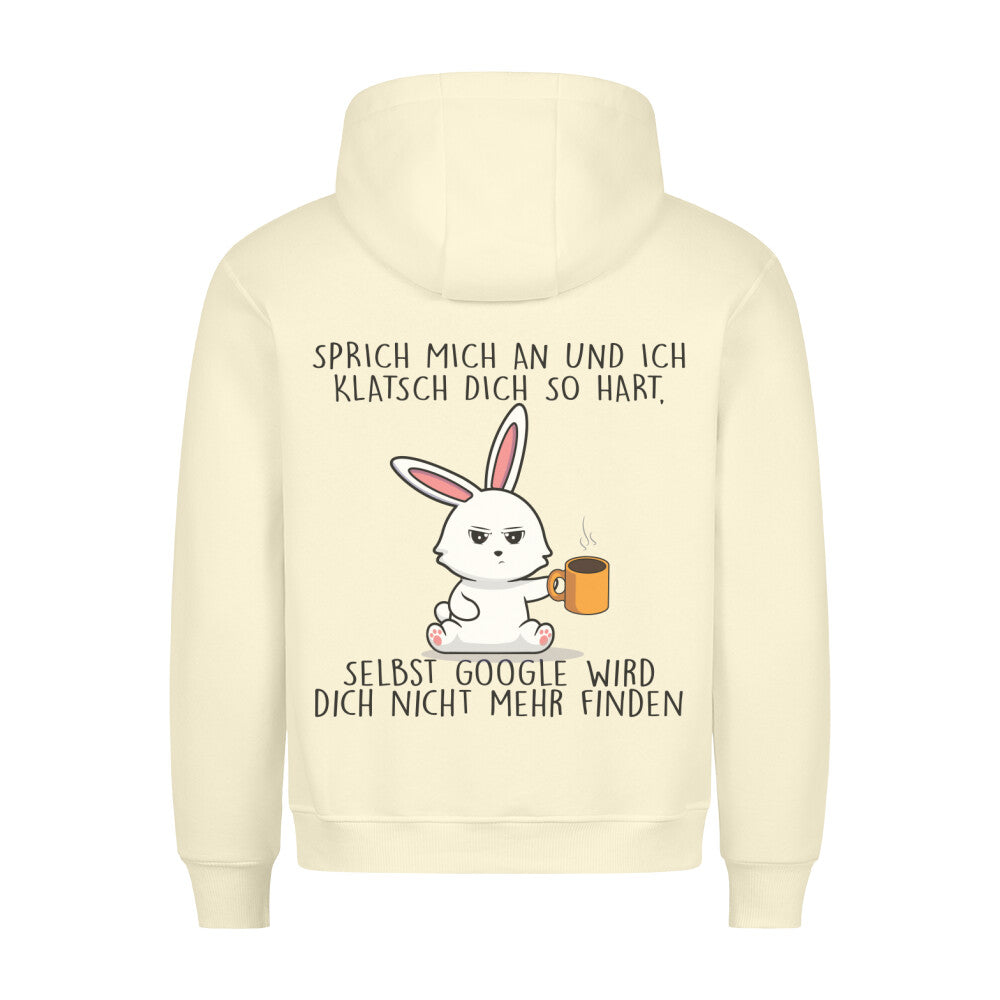 Sprich Mich an Bunny - Hoodie Unisex Rückendruck