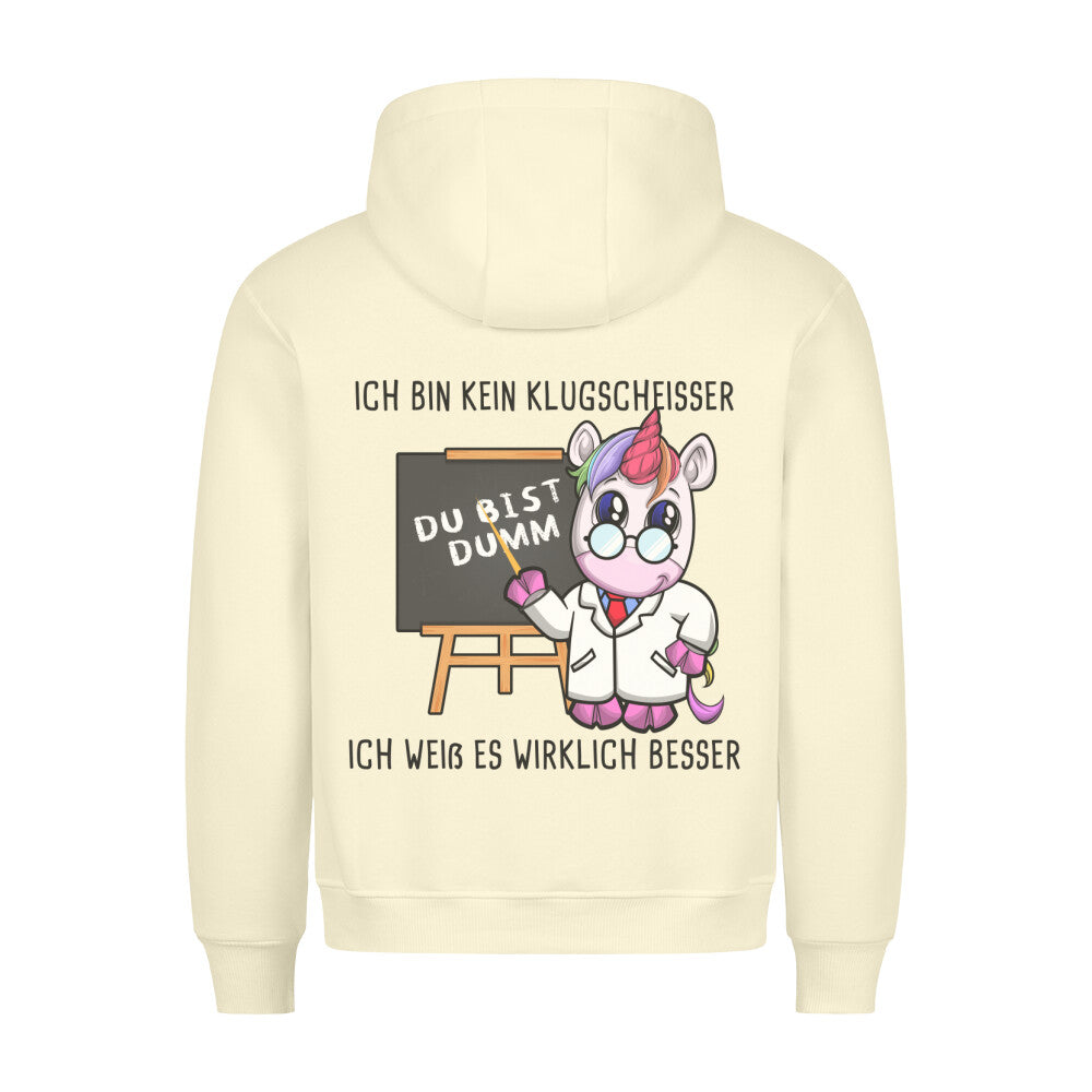Einhorn Klugscheißer Hoodie