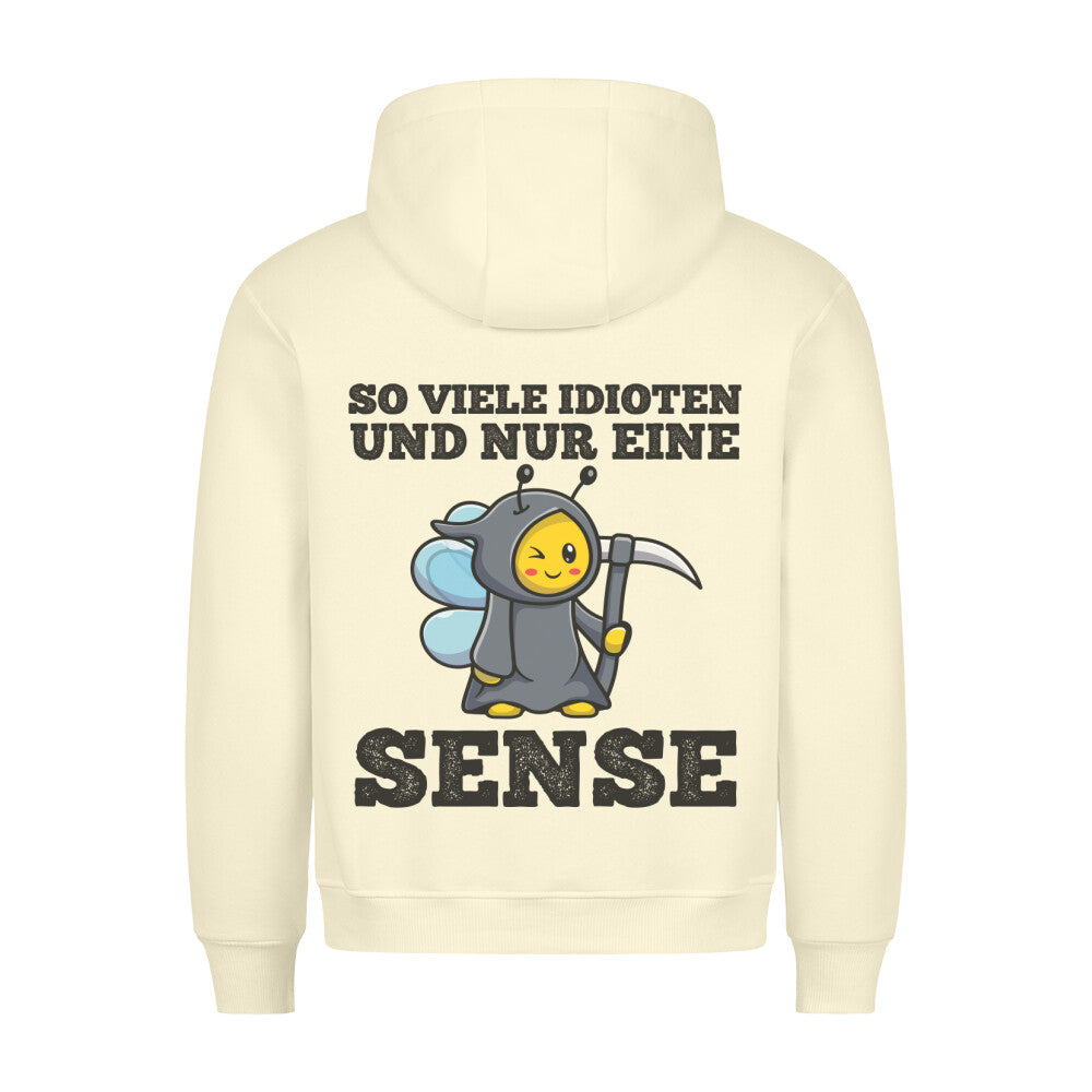 Idioten Sensenbiene - Hoodie Unisex Rückendruck