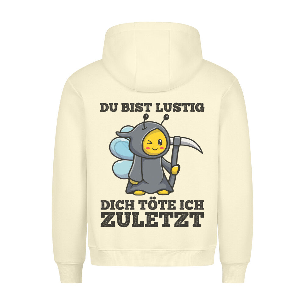 Lustig Sensenbiene - Hoodie Unisex Rückendruck