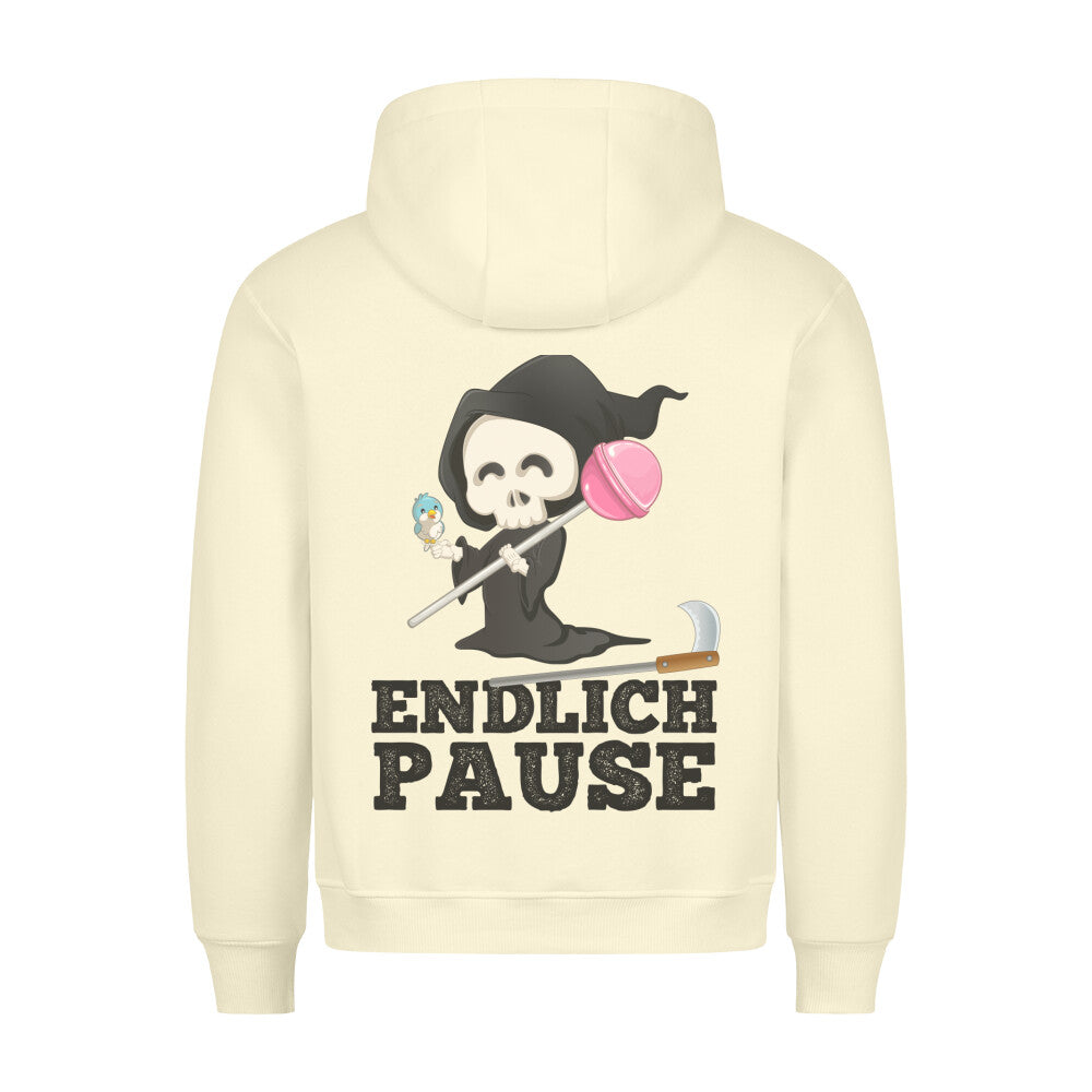 Endlich Pause - Hoodie Unisex Rückendruck