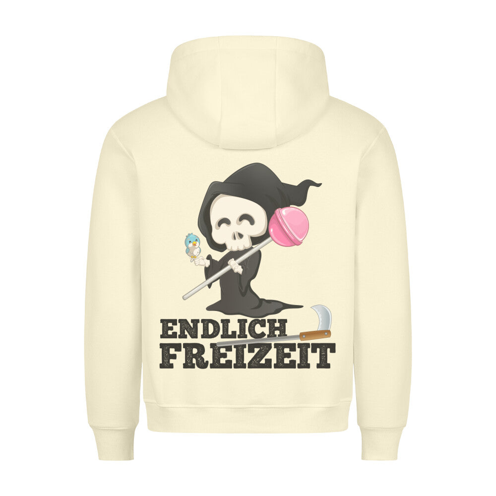 Endlich Freizeit - Hoodie Unisex Rückendruck