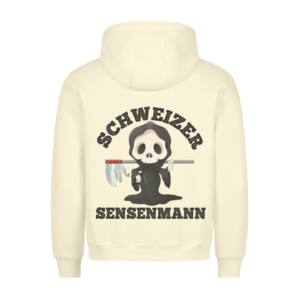 Schweizer Sensenmann - Hoodie Unisex Rückendruck