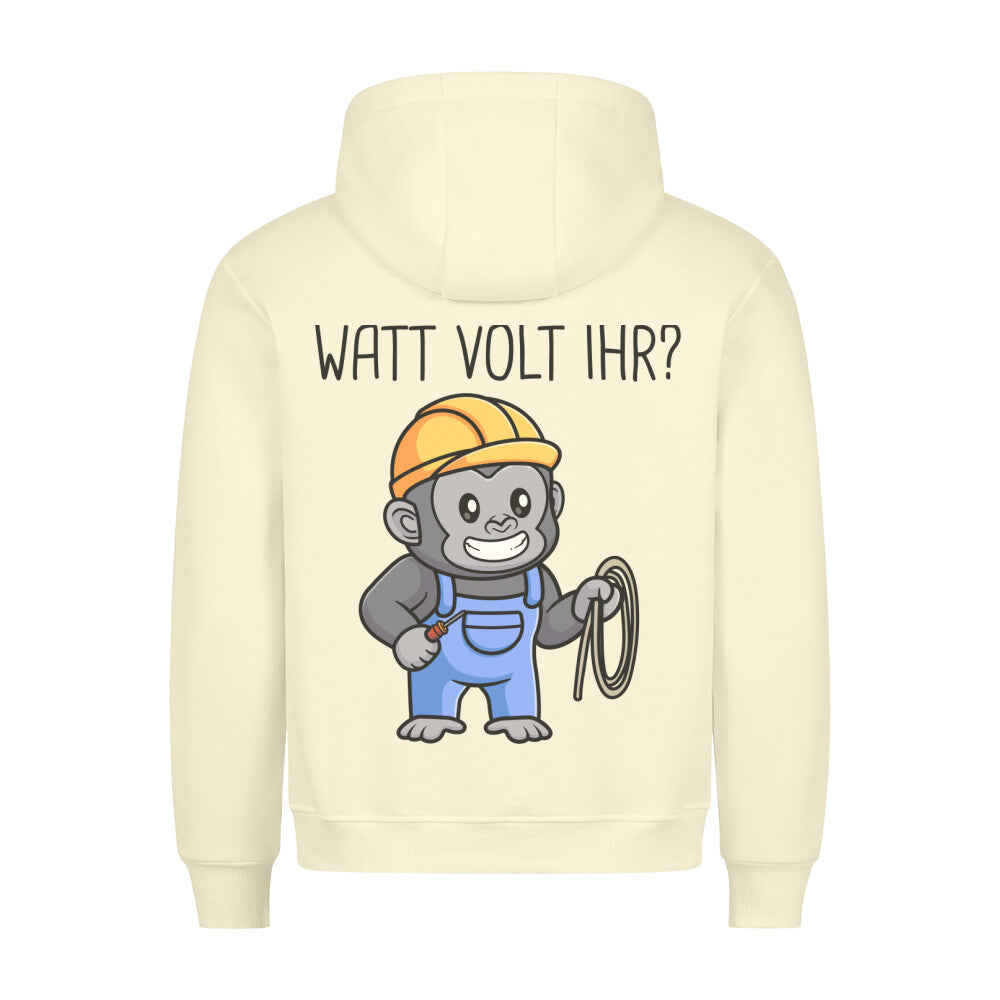 Elektriker Affe - Hoodie Unisex Rückendruck