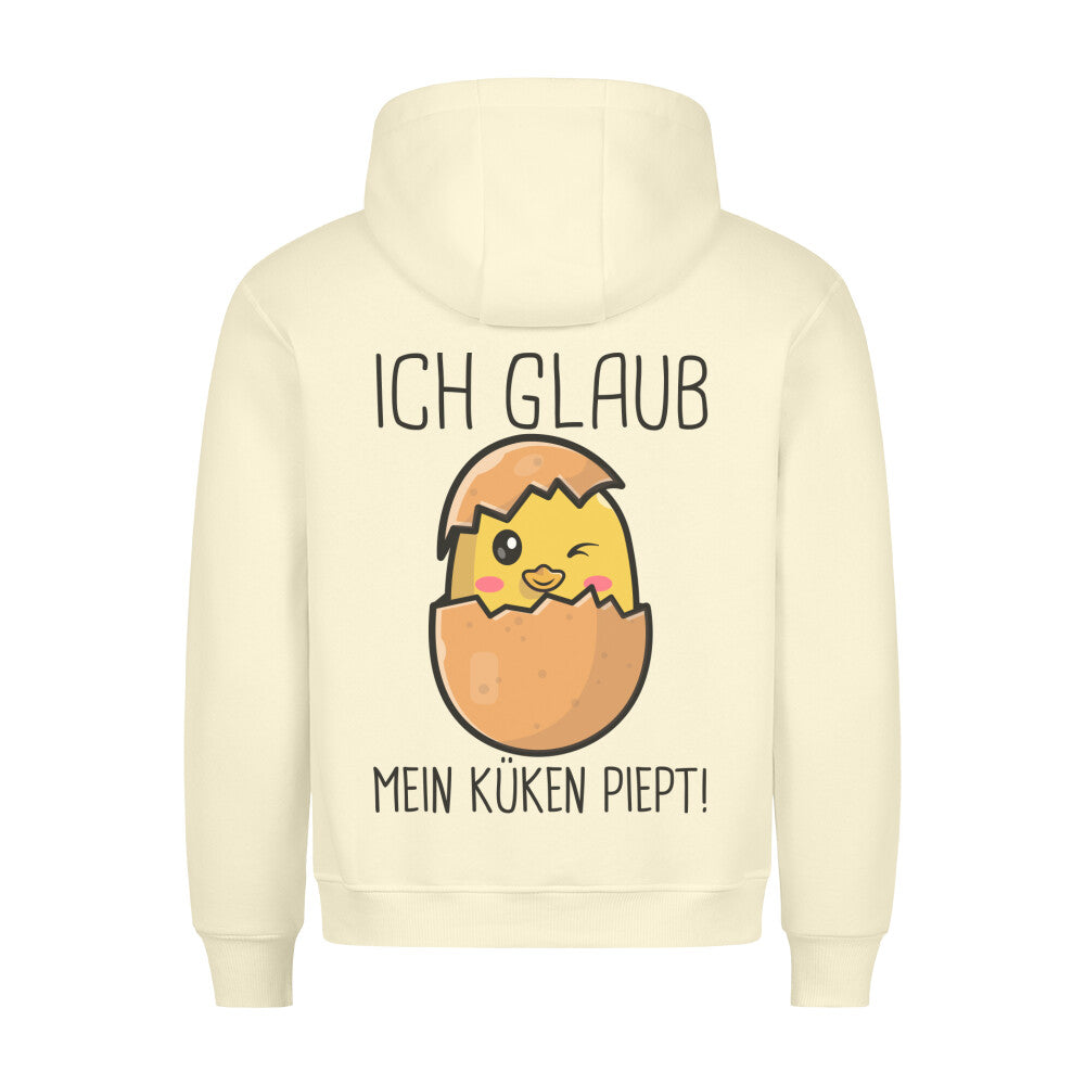 Küken Piept - Hoodie Unisex Rückendruck