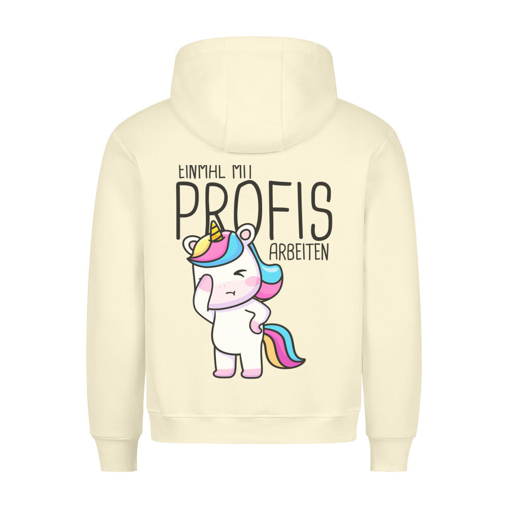 Profis Einhorn - Hoodie Unisex Rückendruck